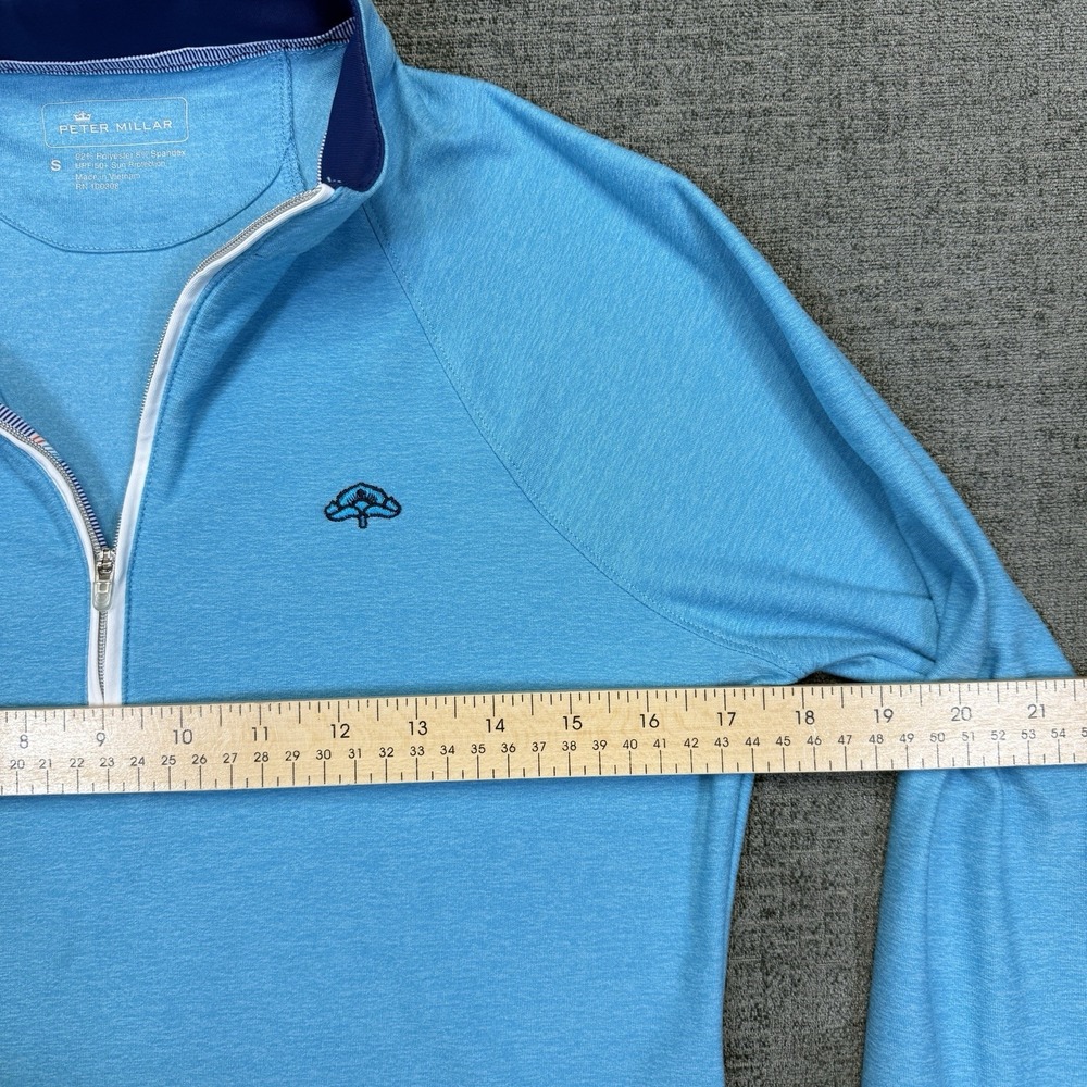 Peter Millar Pullover Women's Small Blue 1/4 Zip‎ Perth Performance Golf UPF 50+ - Picture 7 of 8